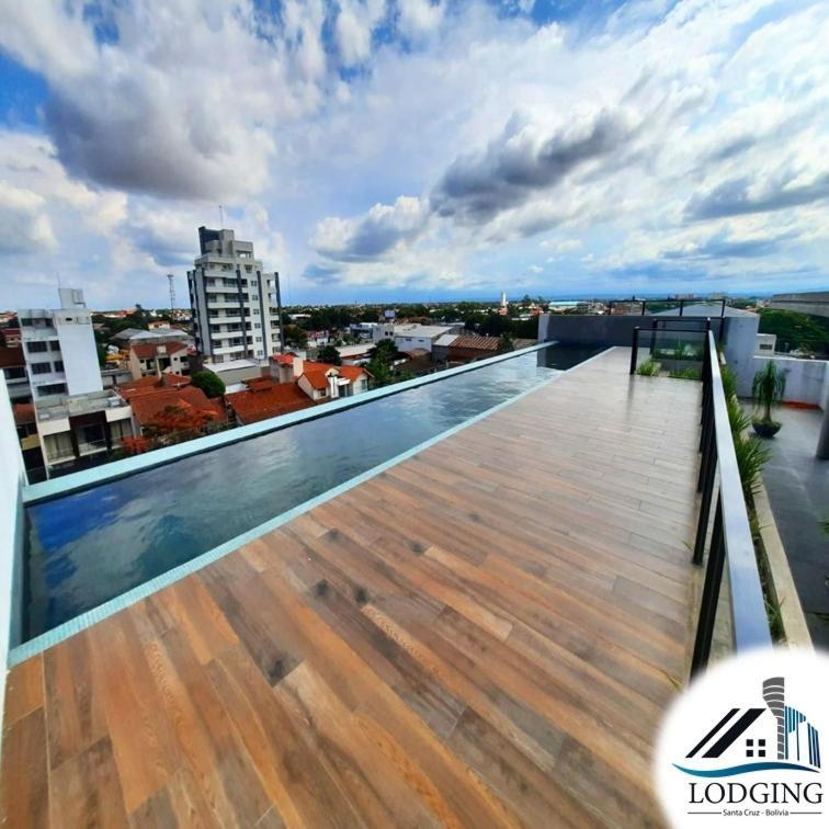 Apto Moderno Con Piscina De Borde Infinito Санта Крус де ла Сиера Екстериор снимка